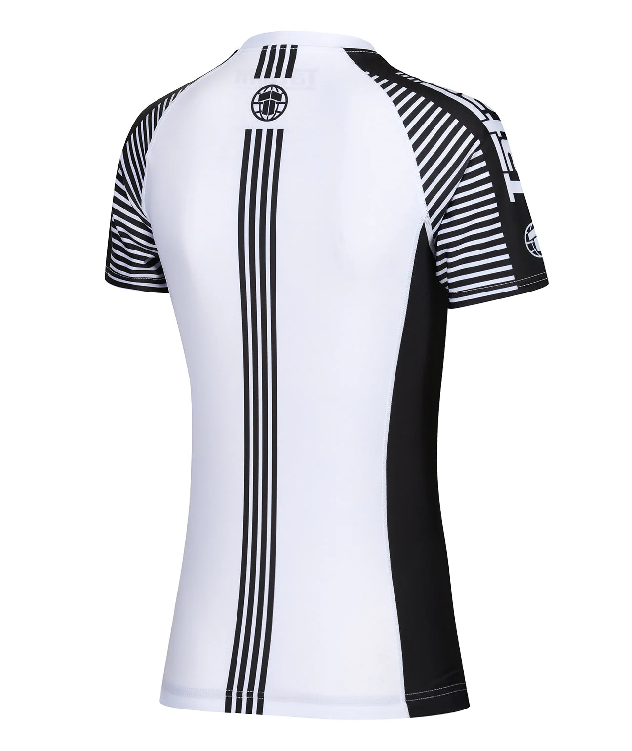 Ladies IBJJF Ranked Rash Guard - Black & White - Image 4