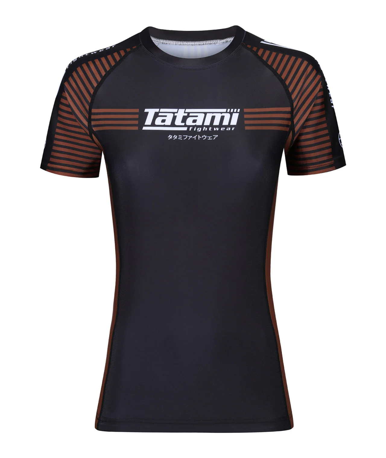 Ladies IBJJF Ranked Rash Guard - Brown