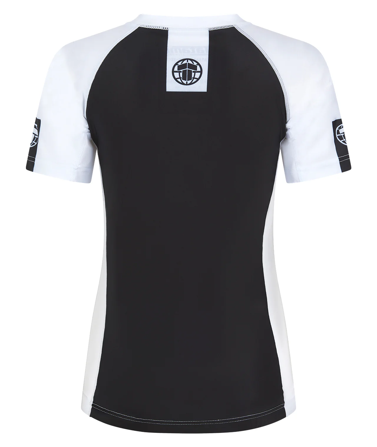 Ladies IBJJF Ranked Short Sleeve Rash Guard - White - Image 3