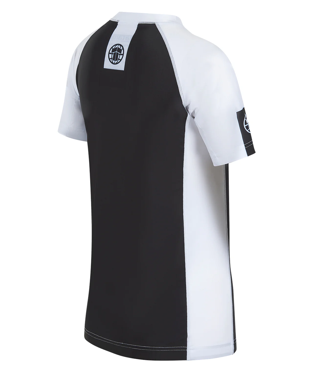 Ladies IBJJF Ranked Short Sleeve Rash Guard - White - Image 4