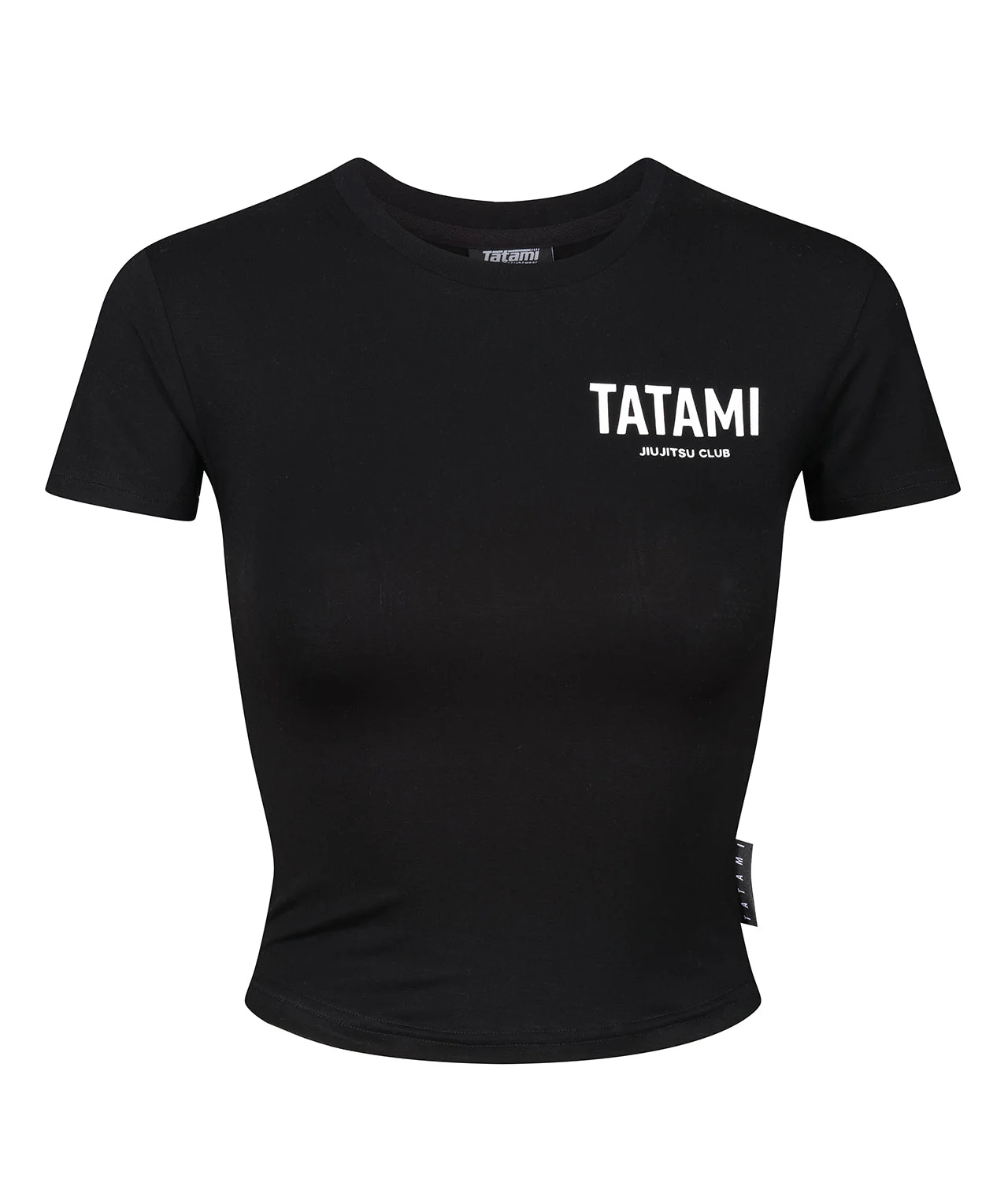 Ladies JJ Club Cropped T-Shirt - Black