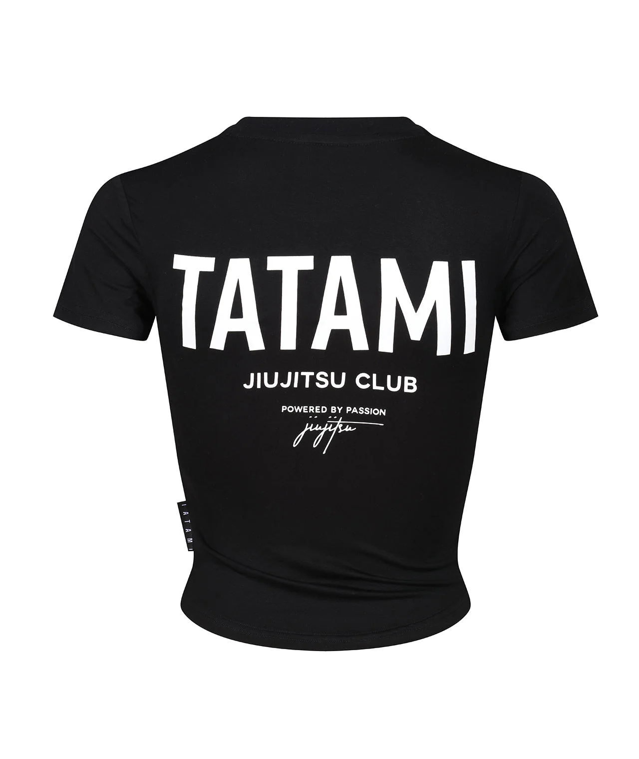 Ladies JJ Club Cropped T-Shirt - Black - Image 3