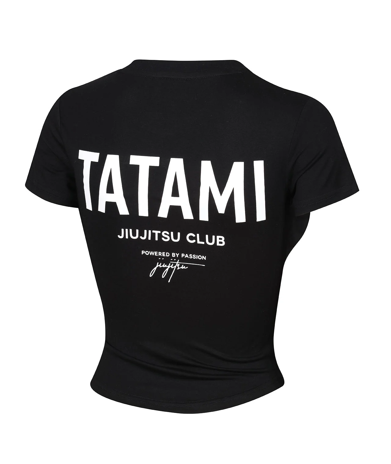 Ladies JJ Club Cropped T-Shirt - Black - Image 5