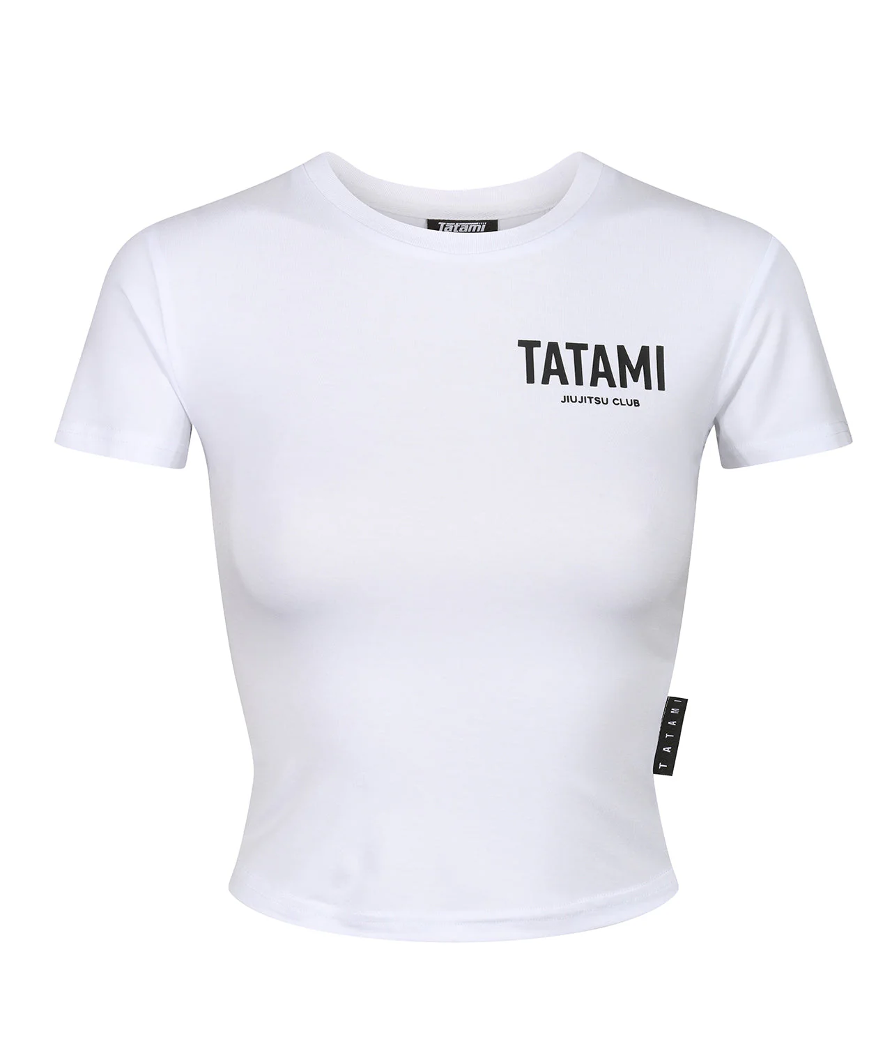 Ladies JJ Club Cropped T-Shirt - White