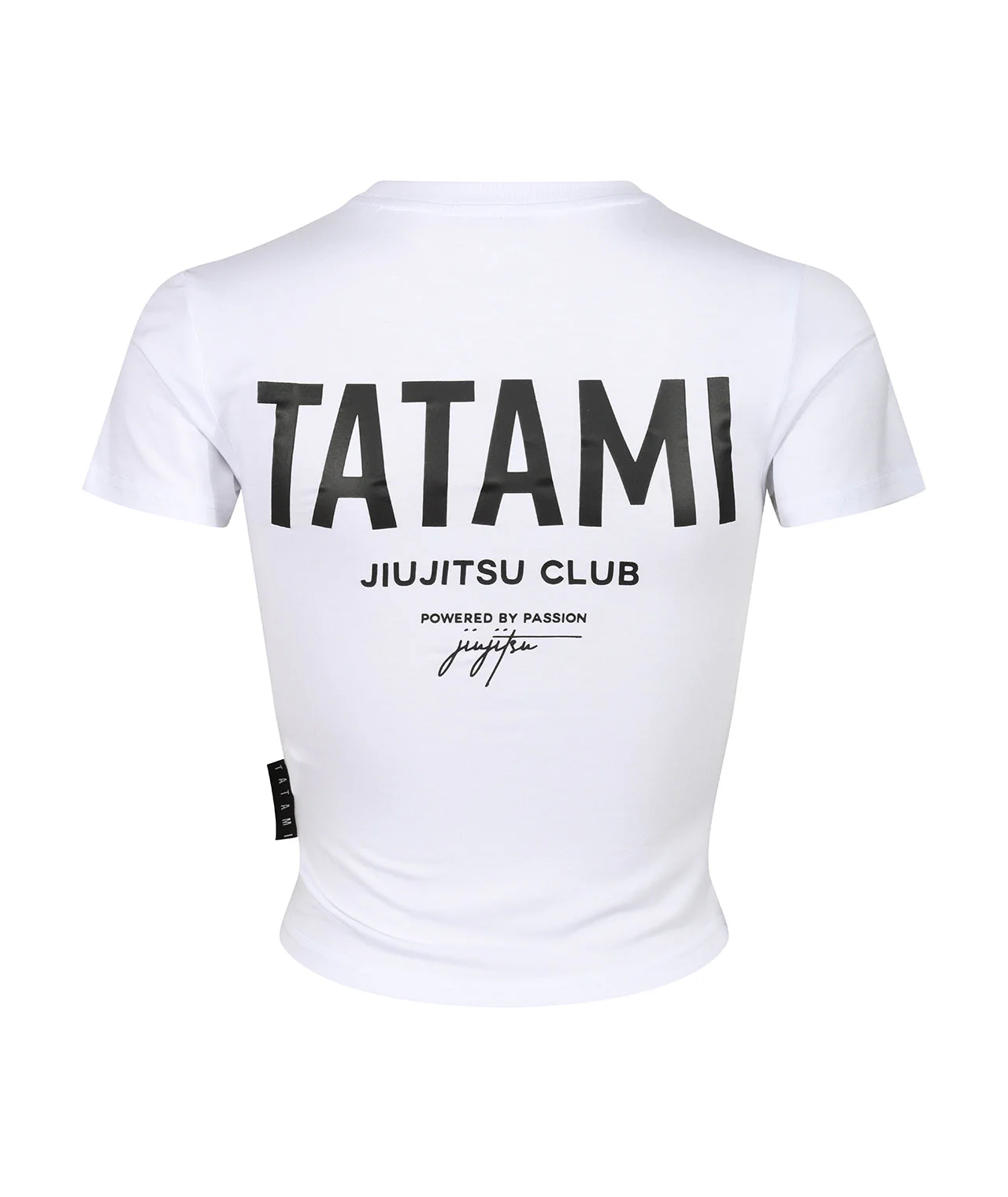 Ladies JJ Club Cropped T-Shirt - White - Image 3