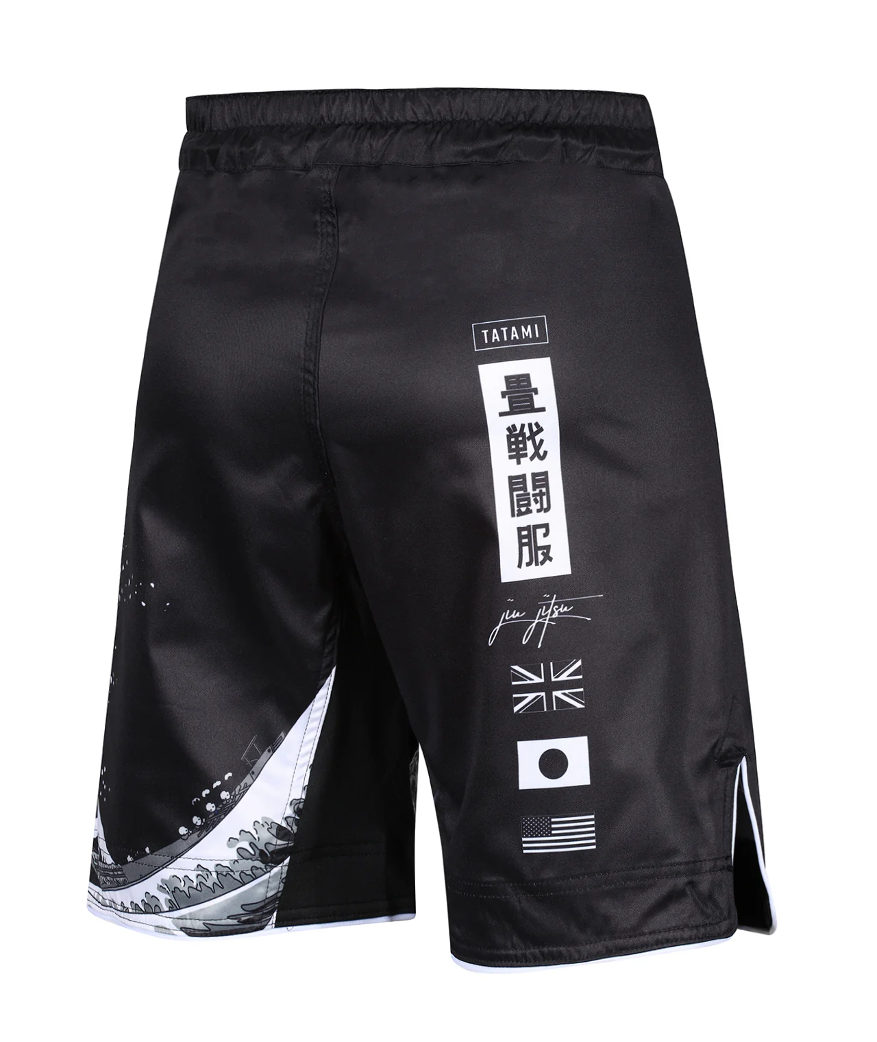 Ladies Kanagawa Shorts - Black - Image 5