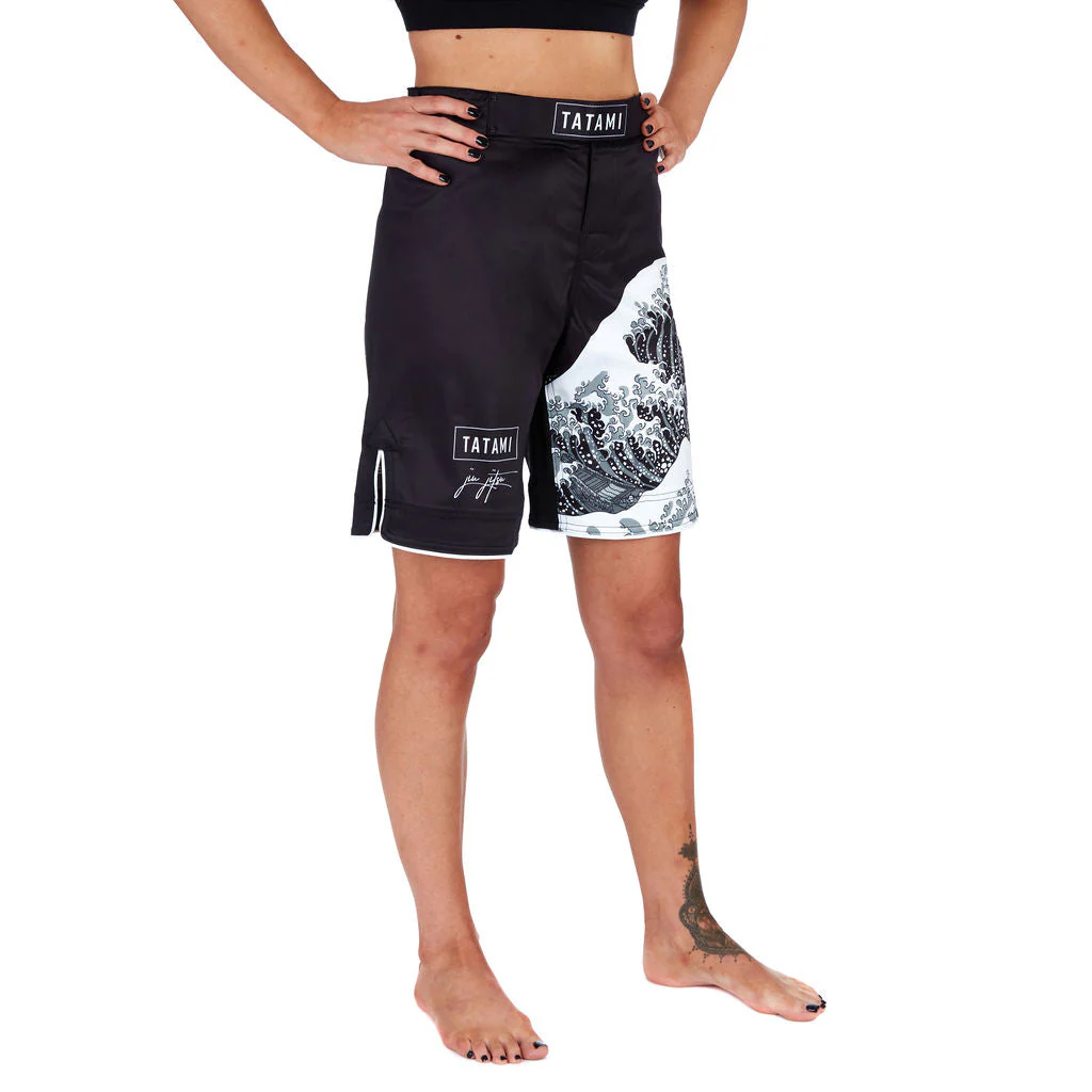 Ladies Kanagawa Shorts - Black - Image 7