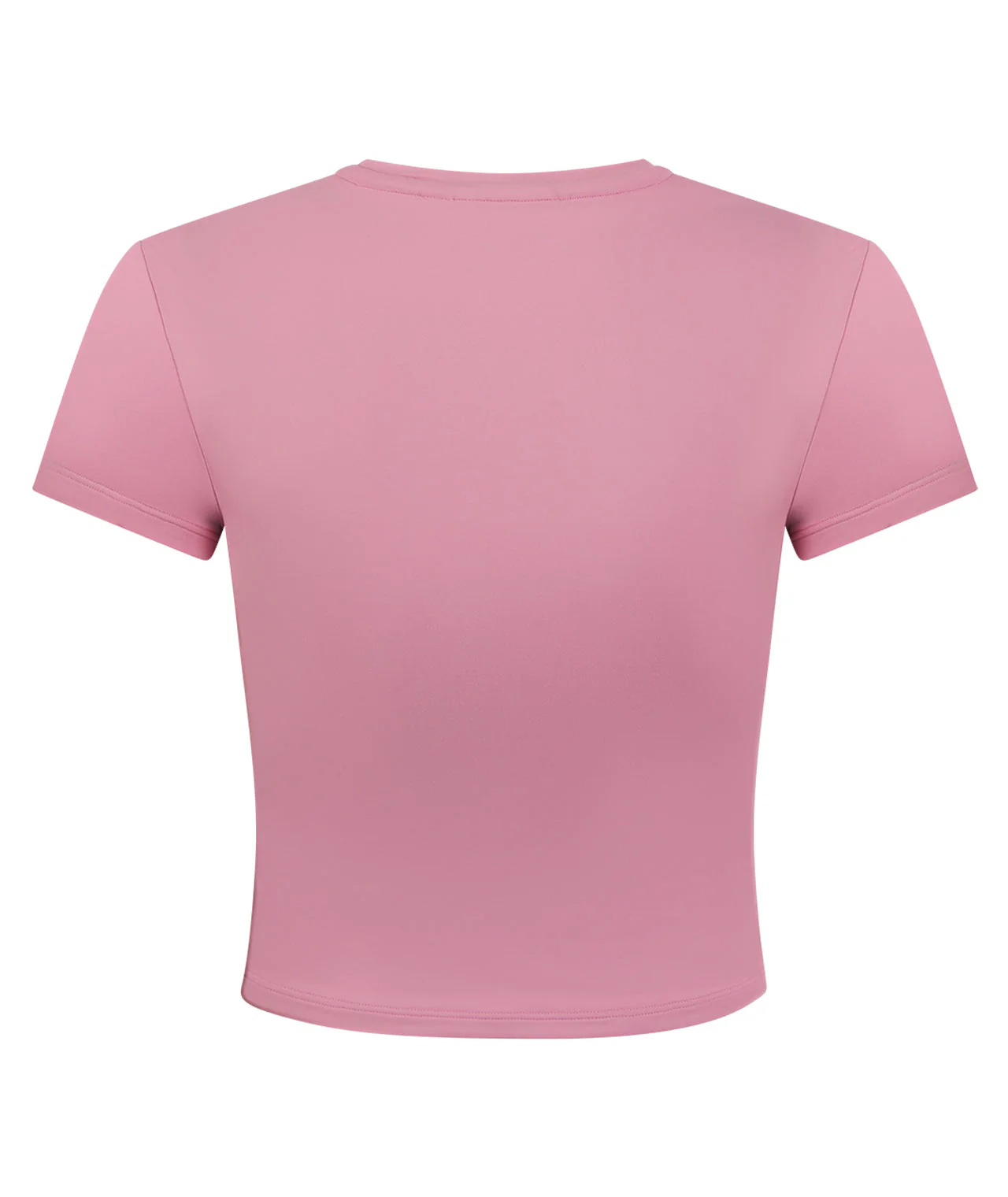 Ladies Luxe Cropped T-Shirt - Blush - Image 2