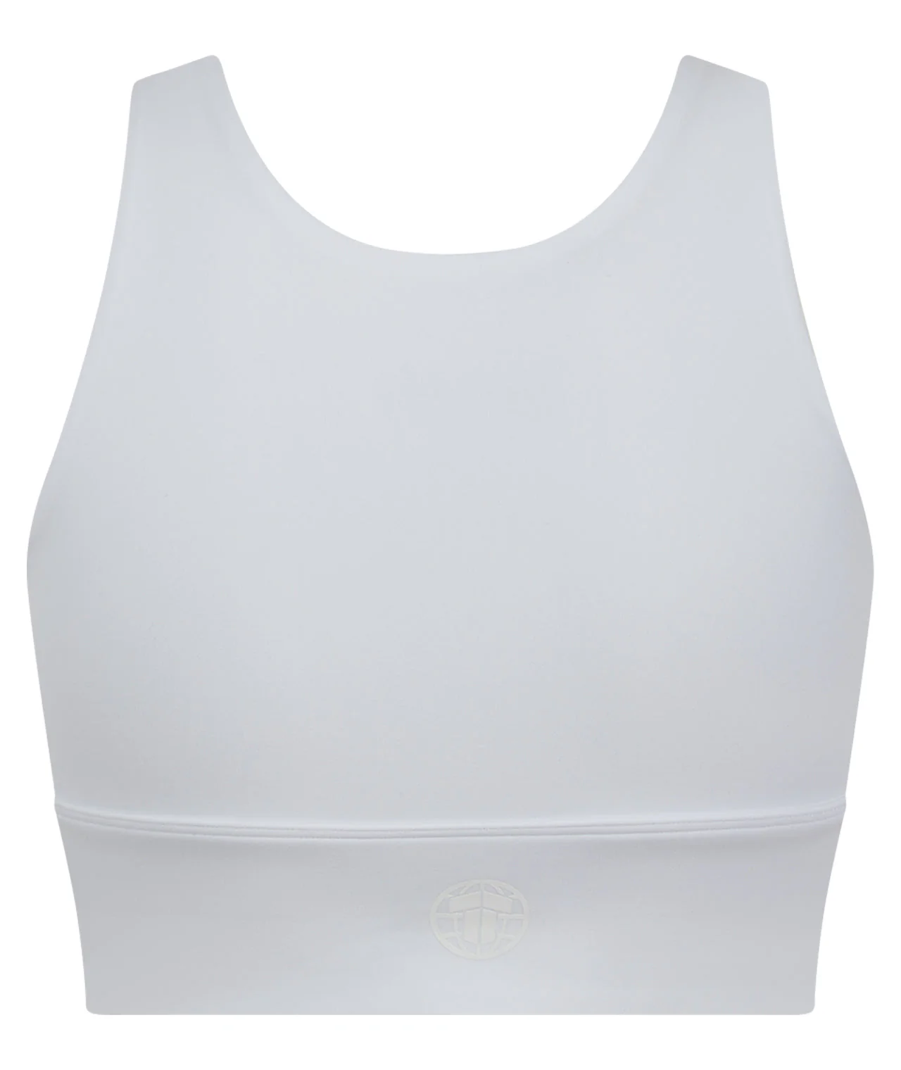 Ladies Luxe Sports Bra - White - Image 2