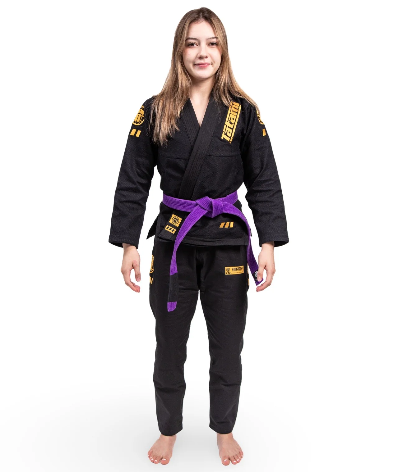 Ladies Pro Series Gi - Black & Champion Gold - Image 3