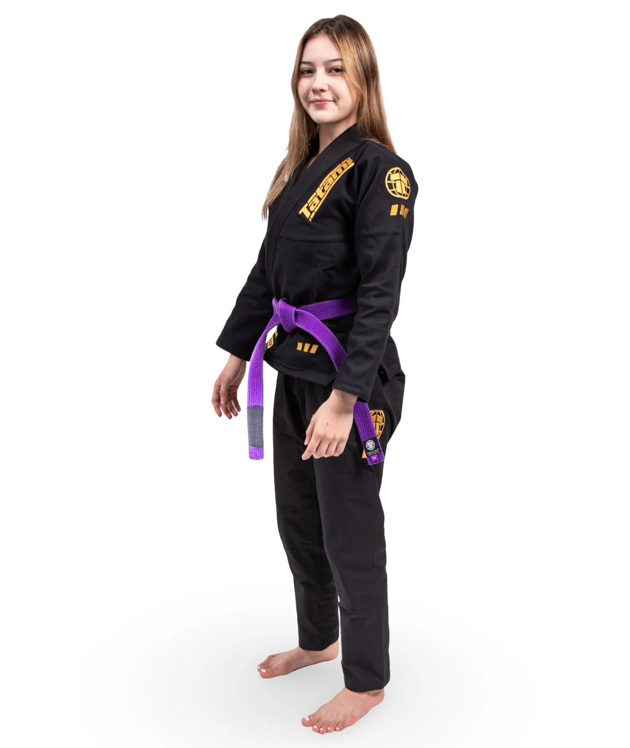 Ladies Pro Series Gi - Black & Champion Gold - Image 4