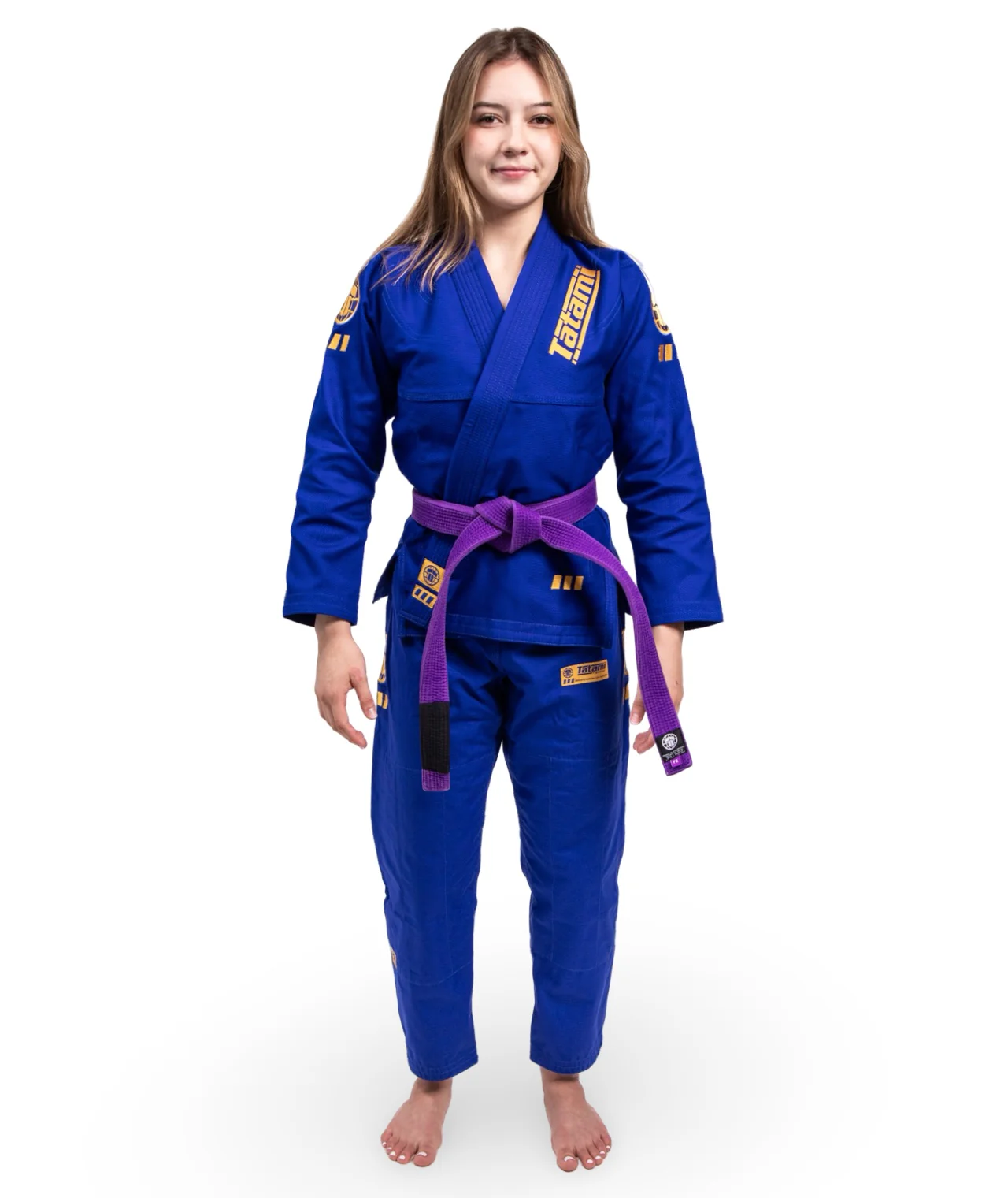 Ladies Pro Series Gi - Blue & Champion Gold - Image 3