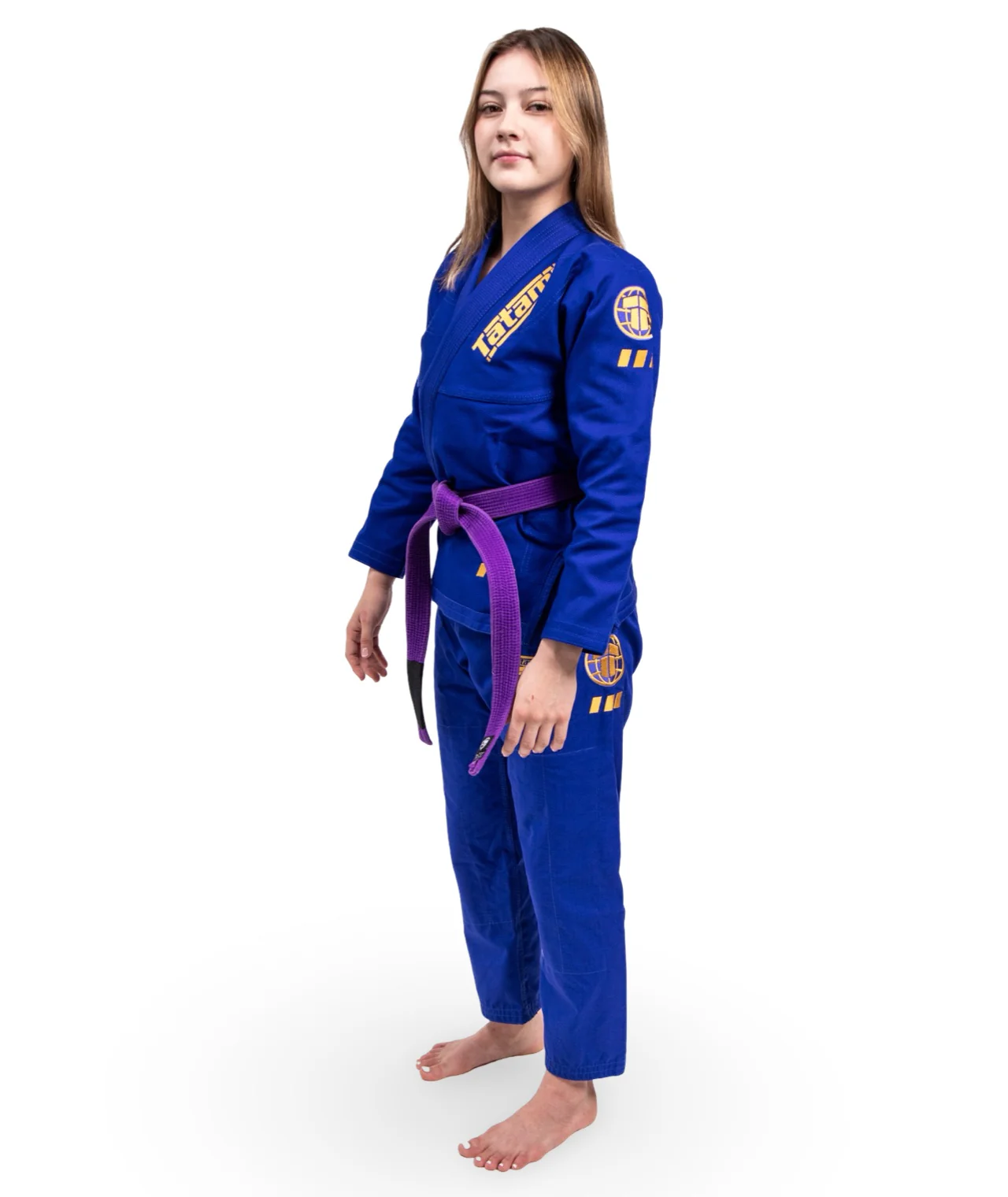 Ladies Pro Series Gi - Blue & Champion Gold - Image 4
