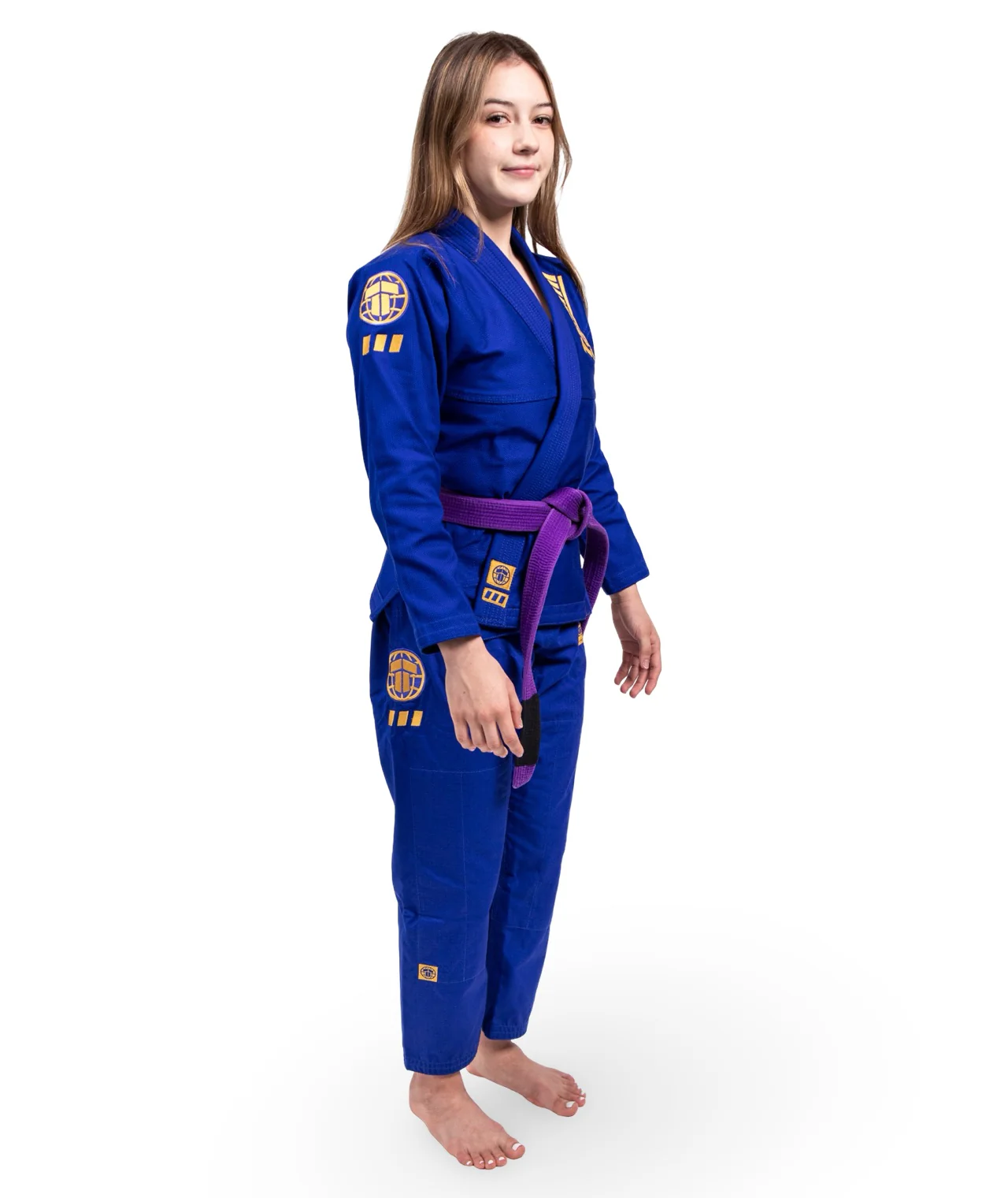 Ladies Pro Series Gi - Blue & Champion Gold - Image 5