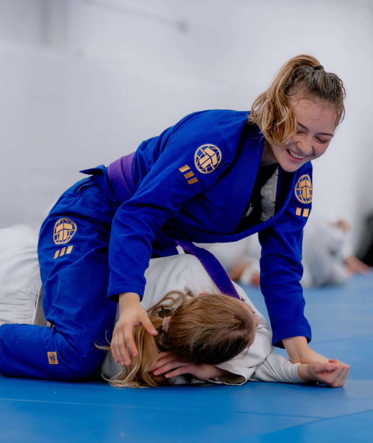 Ladies Pro Series Gi - Blue & Champion Gold - Image 9