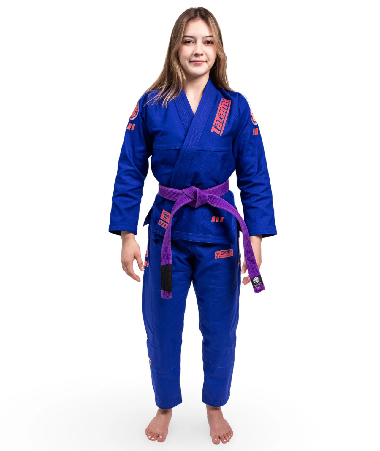 Ladies Pro Series Gi - Blue & Wild Rose - Image 2