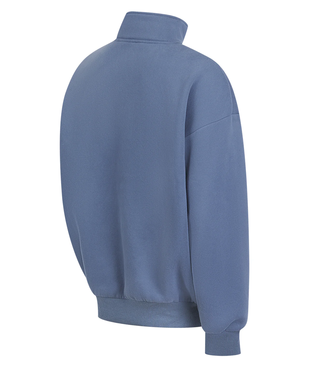 Ladies Quarter Zip Jumper - Blue - Image 3