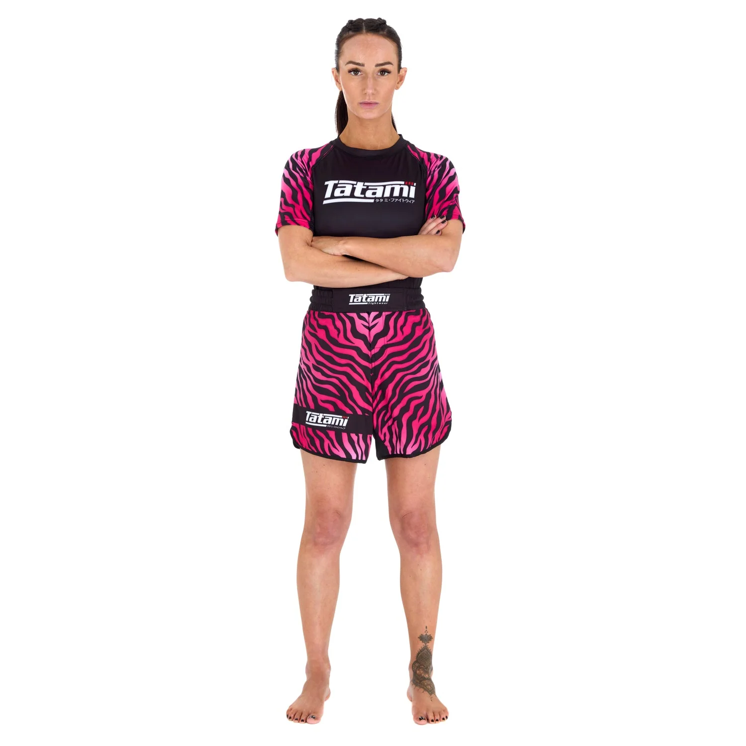 Ladies Recharge Grappling Shorts - Pink - Image 6
