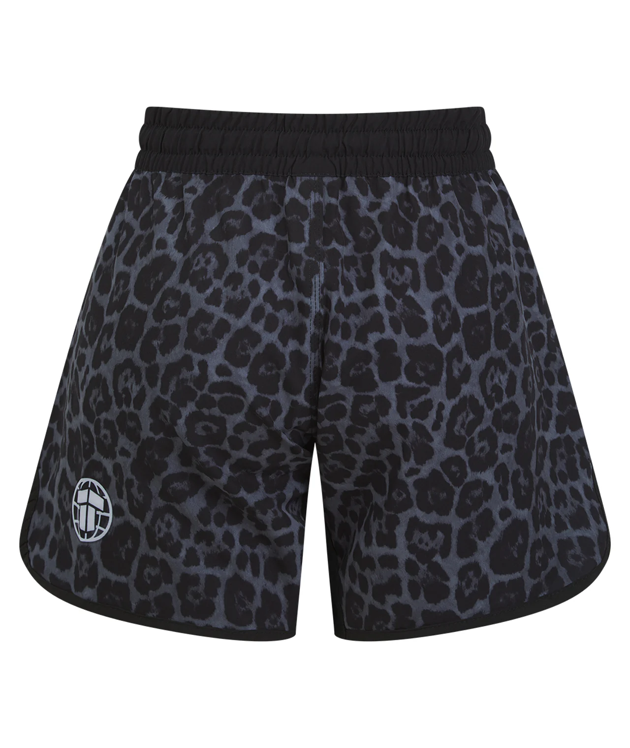 Ladies Recharged Grappling Shorts - Grey Leopard - Image 2
