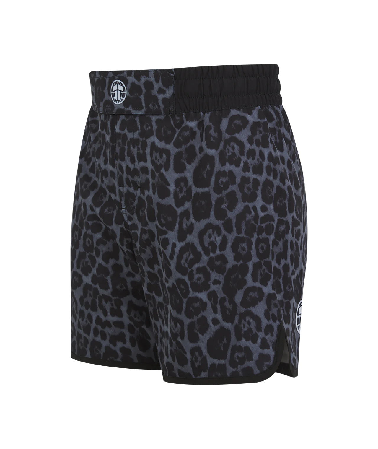 Ladies Recharged Grappling Shorts - Grey Leopard - Image 3