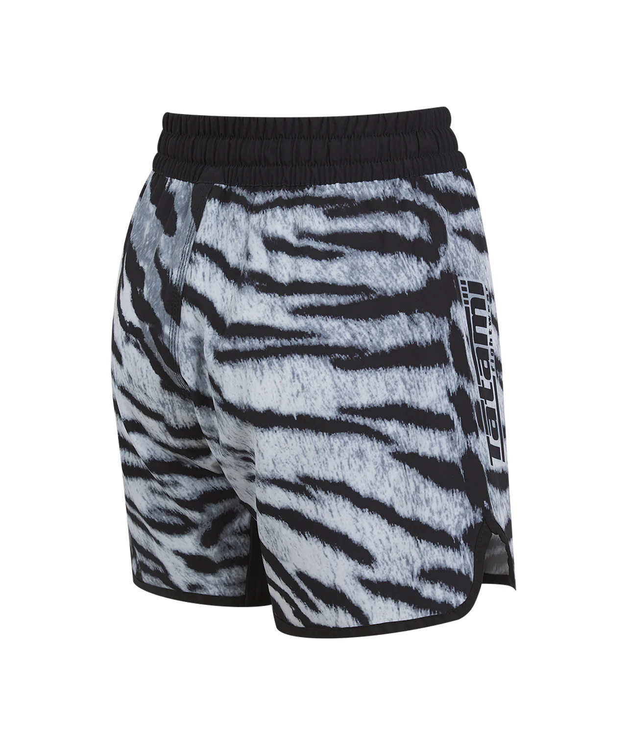Ladies Recharged Grappling Shorts - Grey Tiger - Image 4