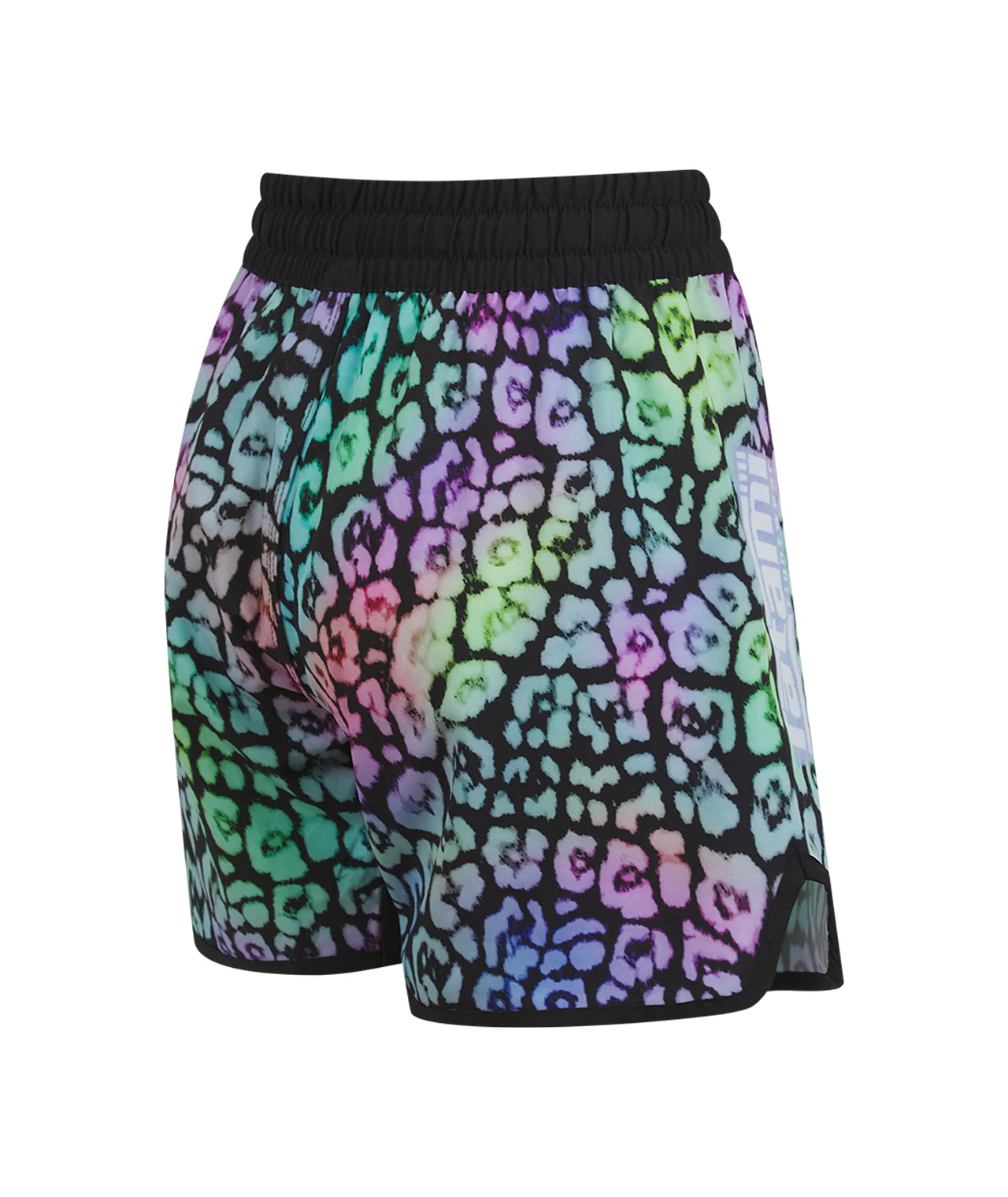 Ladies Recharged Grappling Shorts - Multi Leopard - Image 3