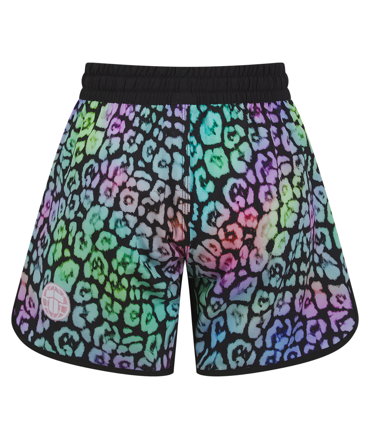Ladies Recharged Grappling Shorts - Multi Leopard - Image 4