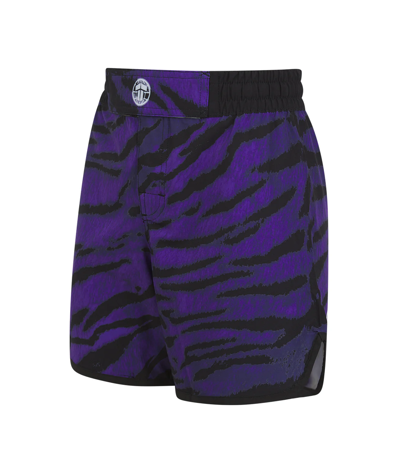 Ladies Recharged Grappling Shorts - Purple Tiger - Image 3