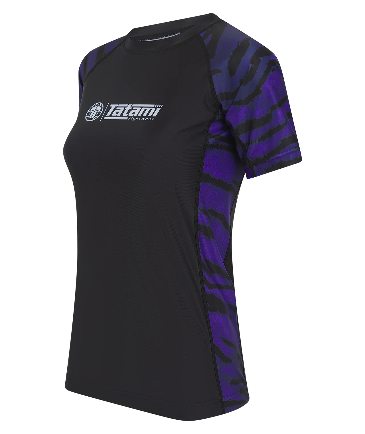 Ladies Recharged Rash Guard - Purple Tiger - Image 3