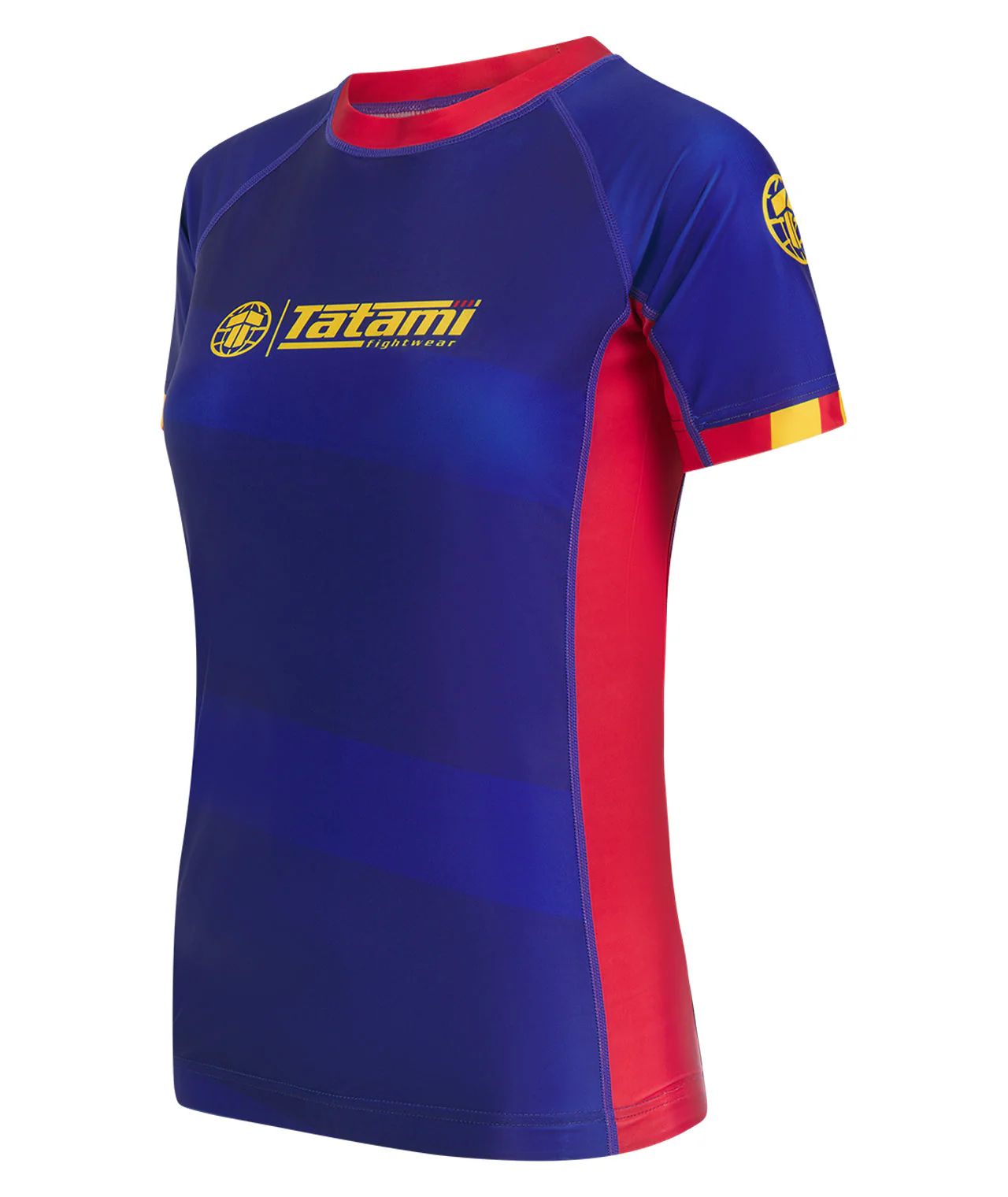 Ladies Tatami Nomad Rash Guard - Navy & Red - Image 2