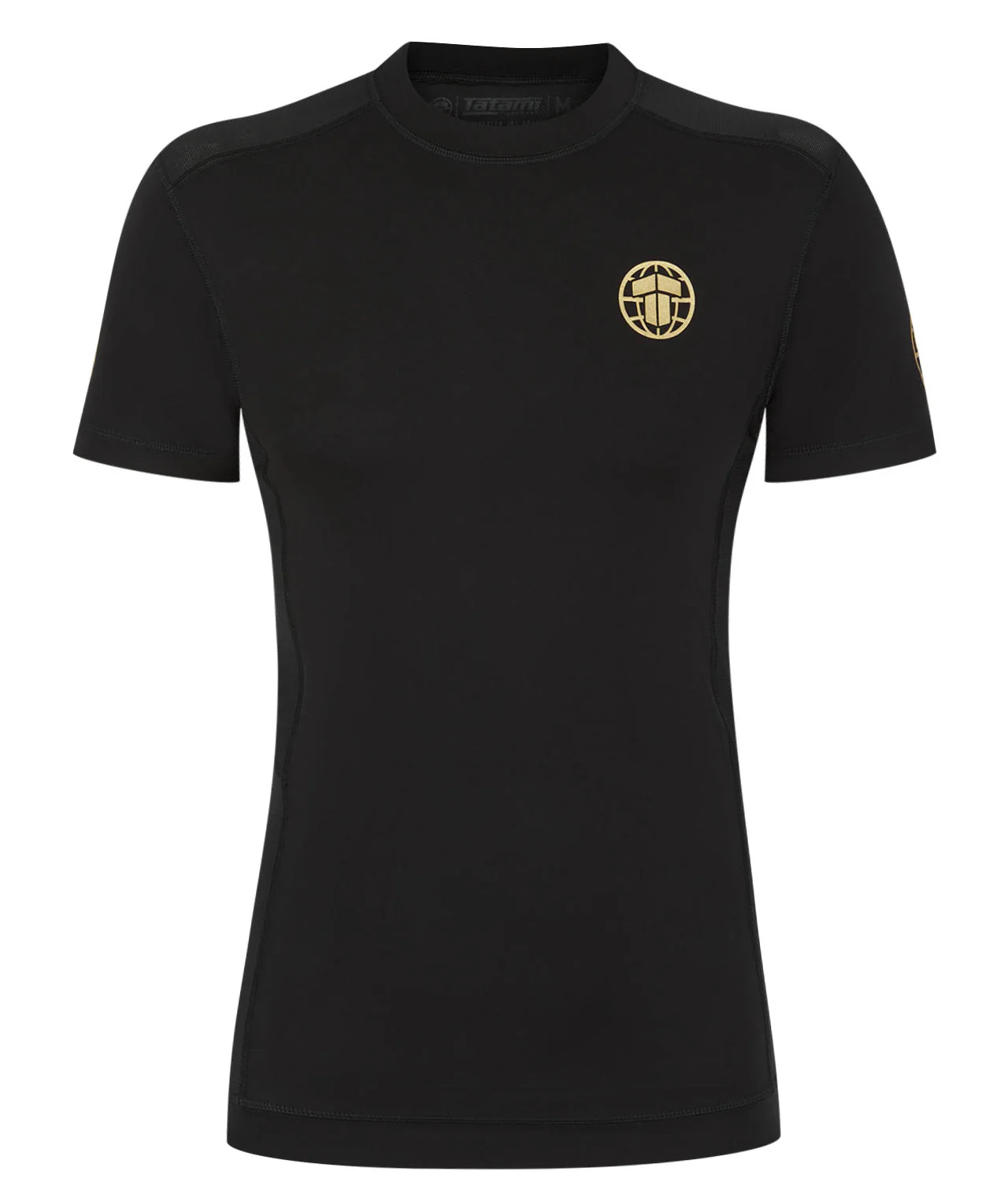 Ladies Tatami Pro Rash Guard - Black & Gold