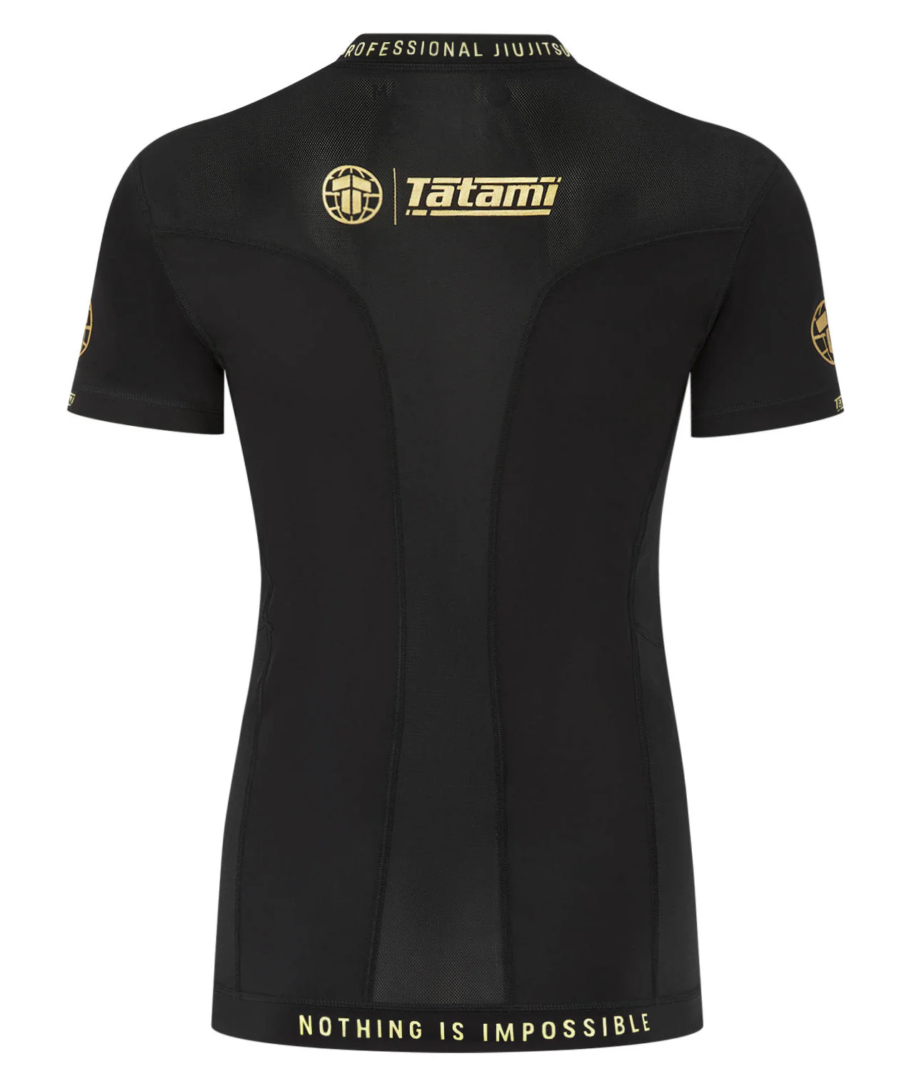 Ladies Tatami Pro Rash Guard - Black & Gold - Image 3