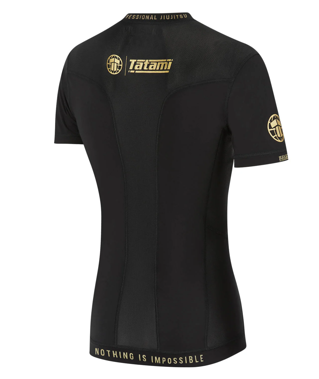 Ladies Tatami Pro Rash Guard - Black & Gold - Image 4
