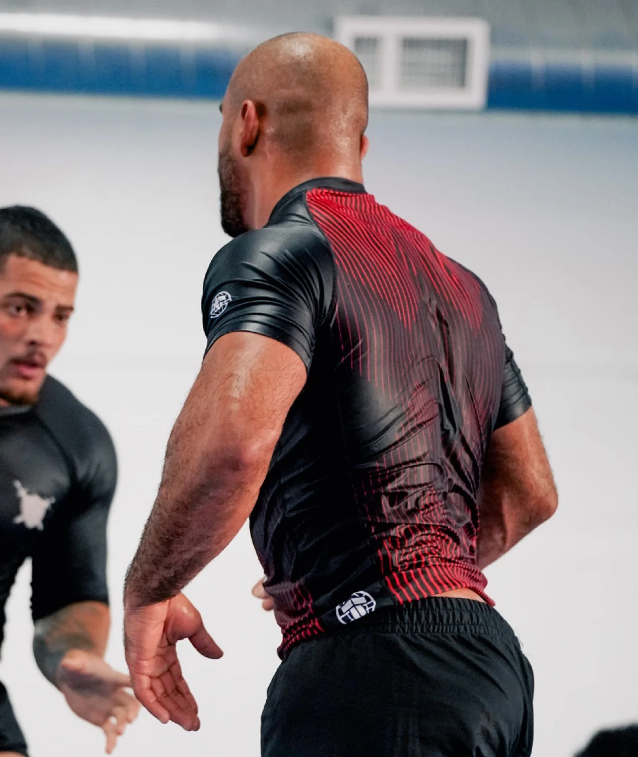 Milan Eco Tech Recycled Rash Guard - Red - Image 8