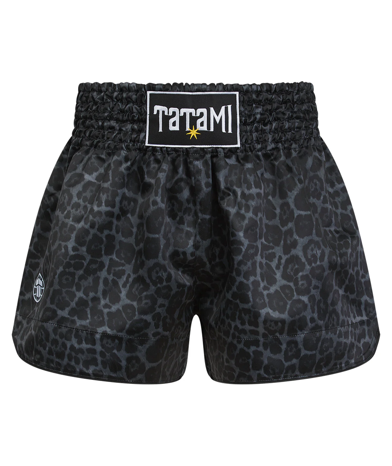 Muay Thai Shorts - Black Leopard
