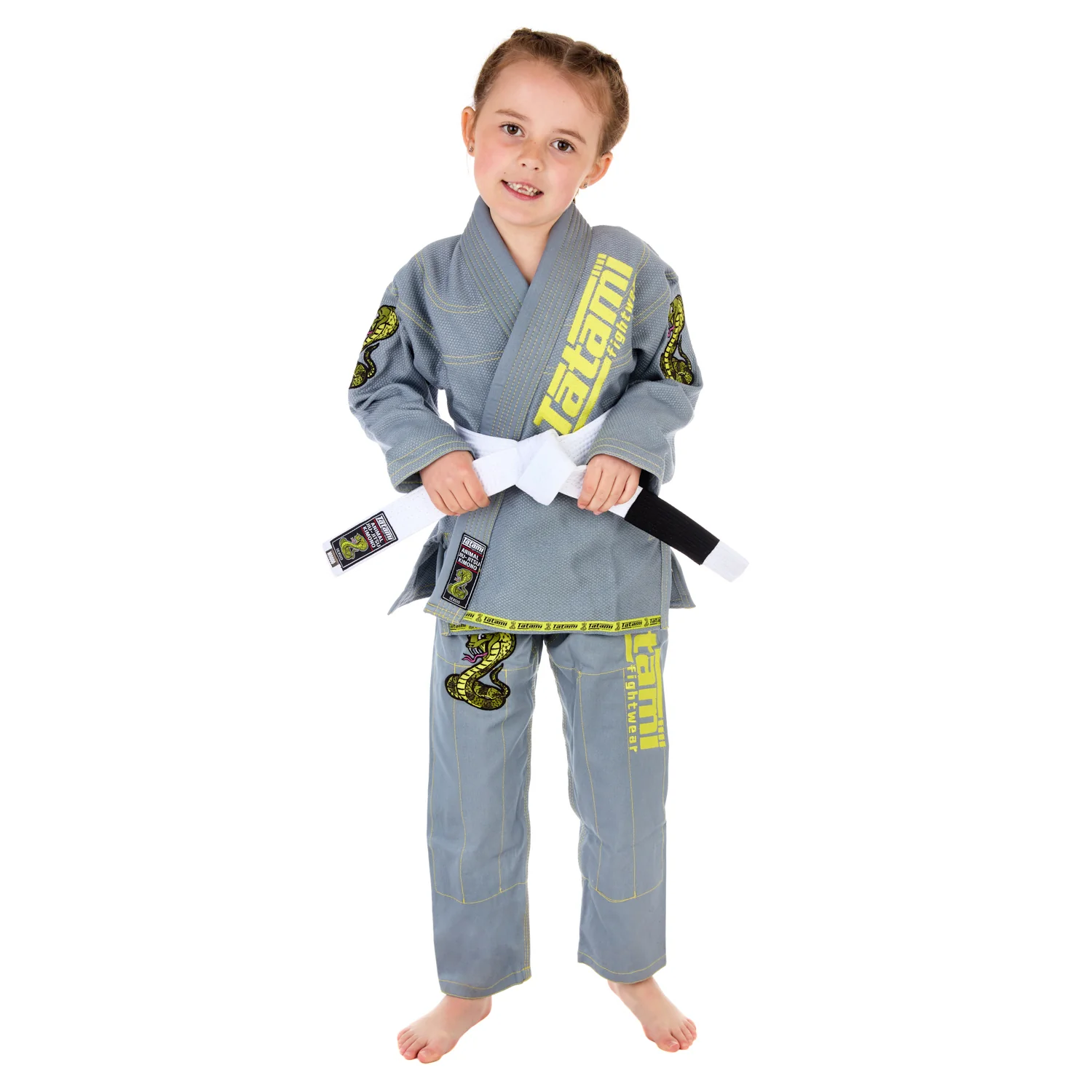 Meerkatsu Kids Animal Gi - Grey - Image 2