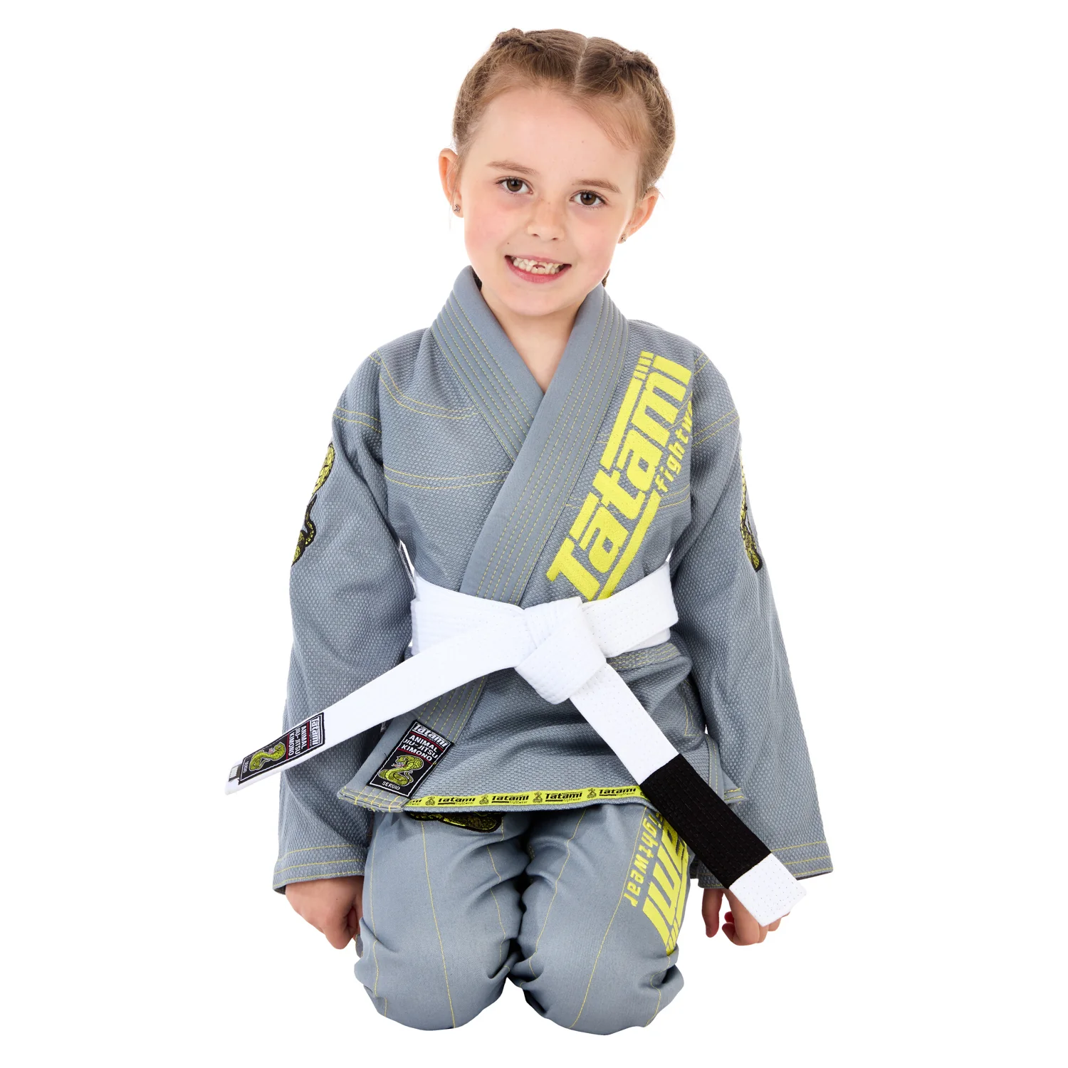 Meerkatsu Kids Animal Gi - Grey - Image 4