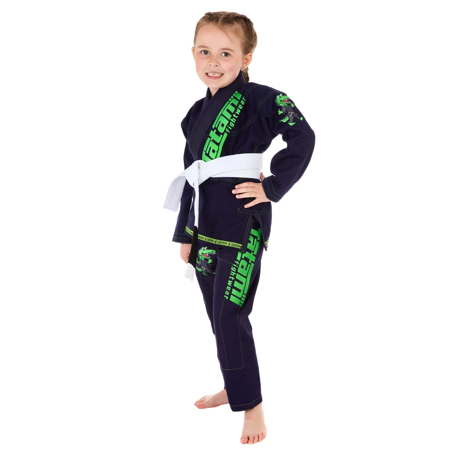 Meerkatsu Kids Animal Gi - Navy - Image 4