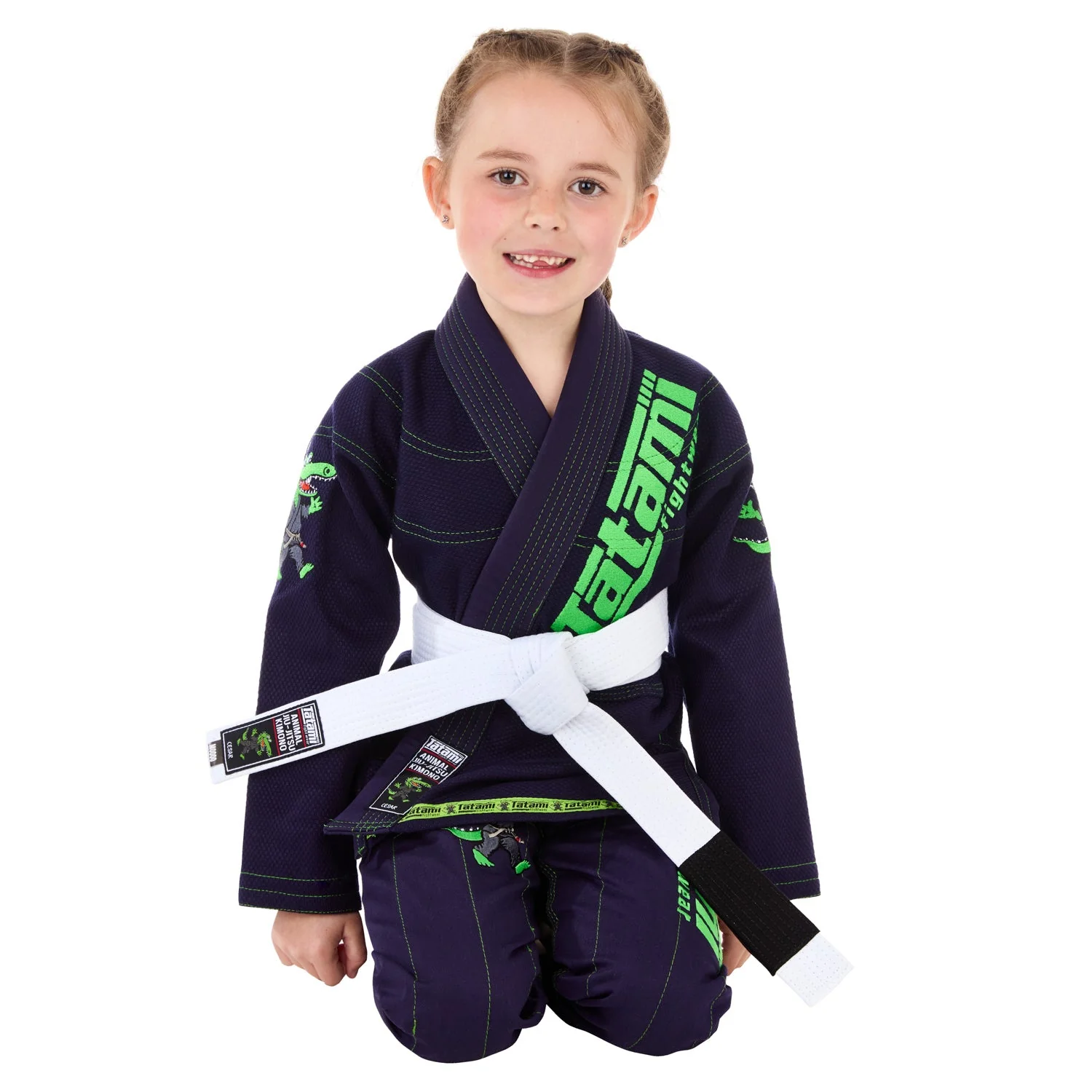 Meerkatsu Kids Animal Gi - Navy - Image 5