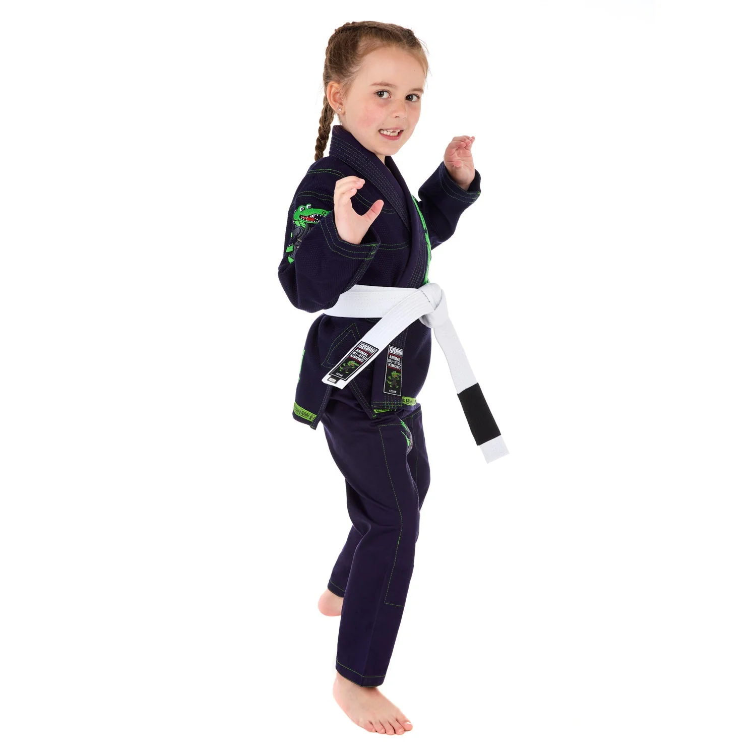 Meerkatsu Kids Animal Gi - Navy - Image 6