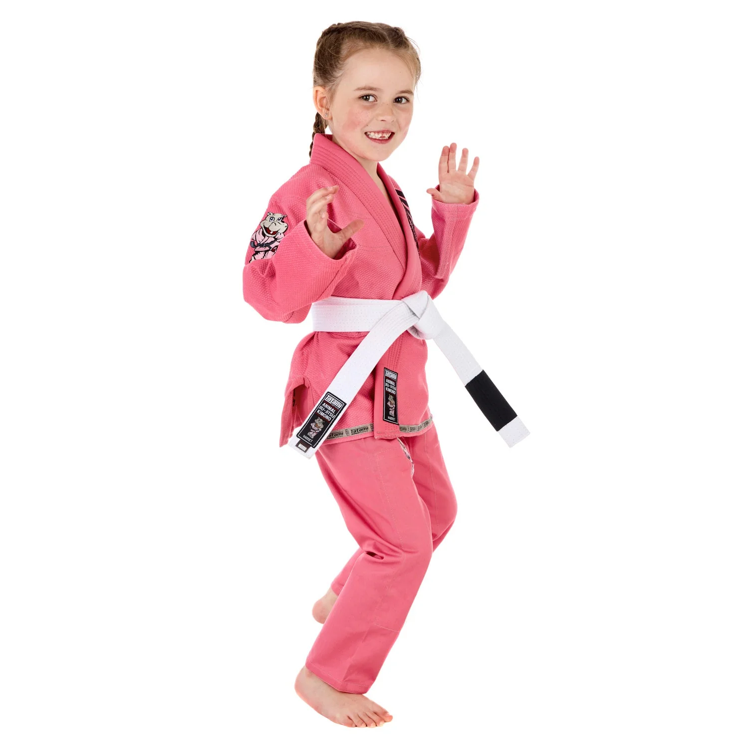 Meerkatsu Kids Animal Gi - Pink - Image 5