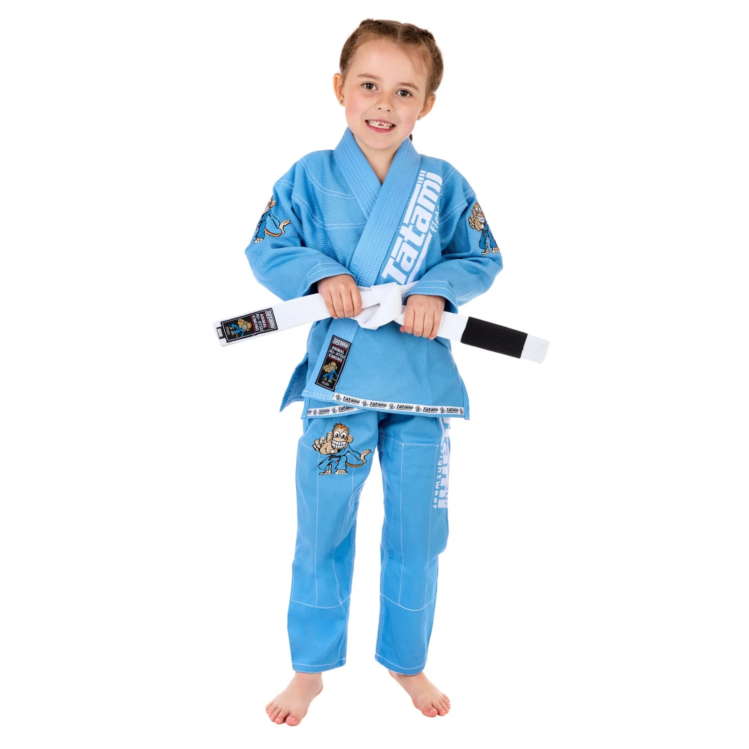 Meerkatsu Kids Animal Gi - Sky Blue - Image 2