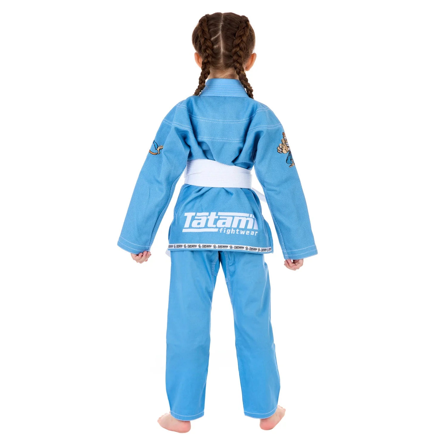 Meerkatsu Kids Animal Gi - Sky Blue - Image 3