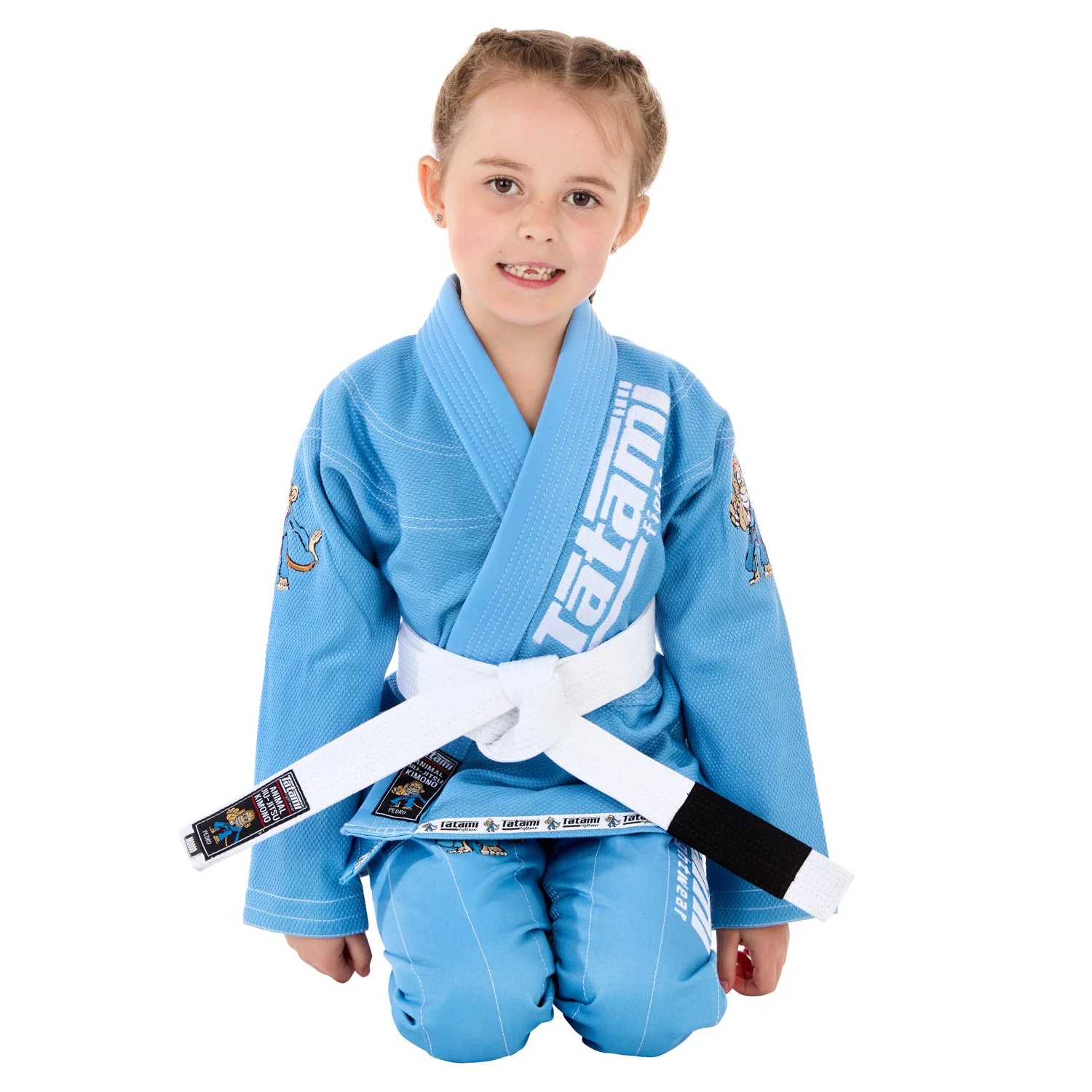 Meerkatsu Kids Animal Gi - Sky Blue - Image 5
