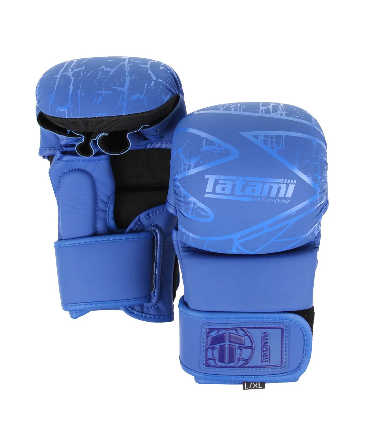 Obsidian 6oz MMA Sparring Gloves - Blue - Image 4