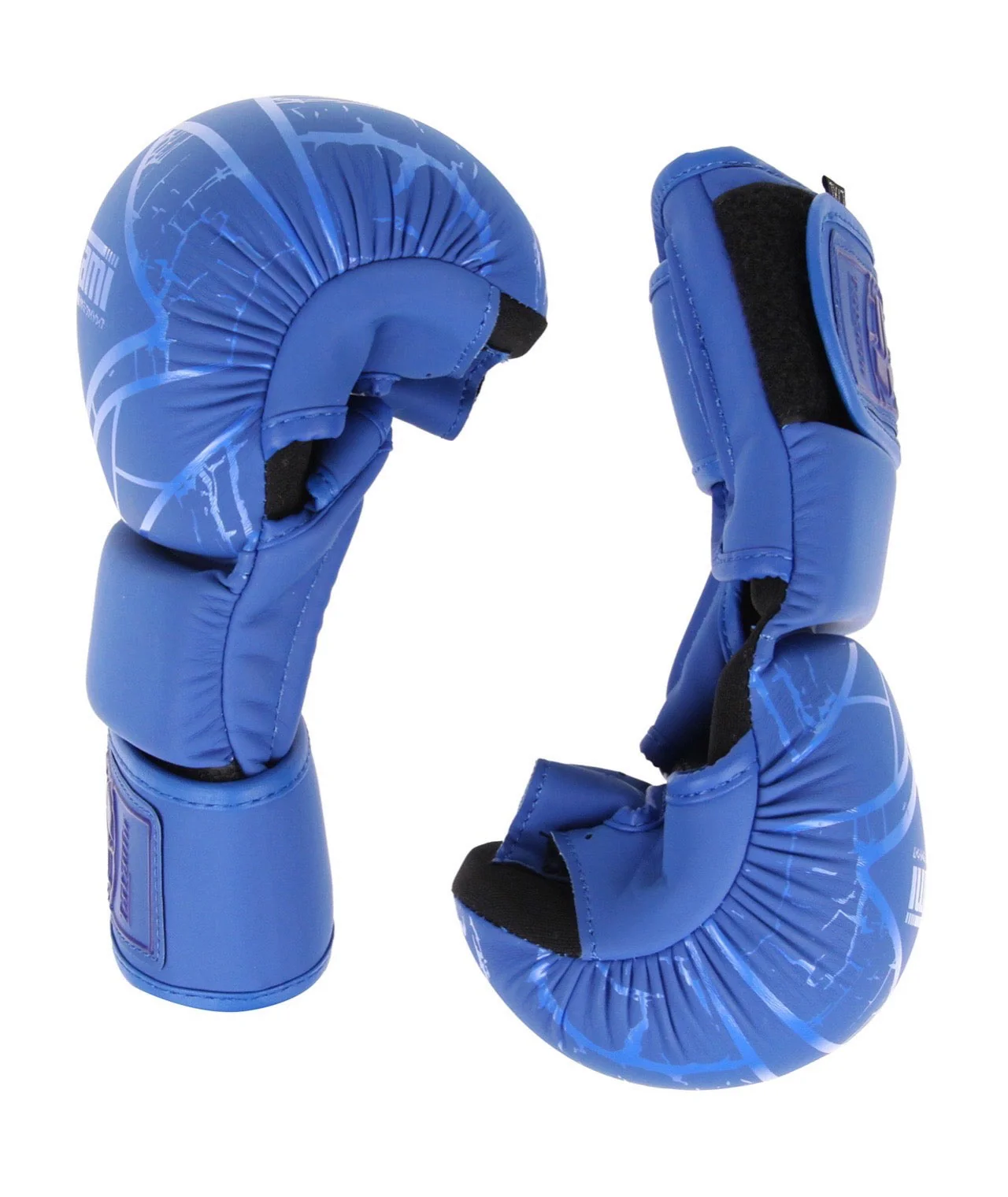 Obsidian 6oz MMA Sparring Gloves - Blue - Image 5
