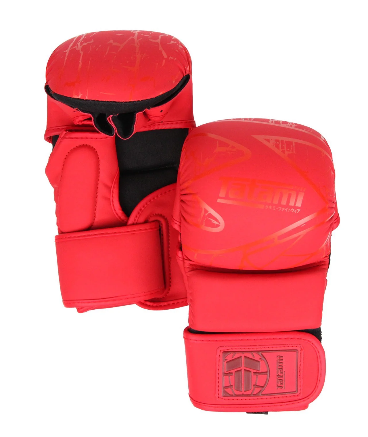 Obsidian 6oz MMA Sparring Gloves - Red - Image 4