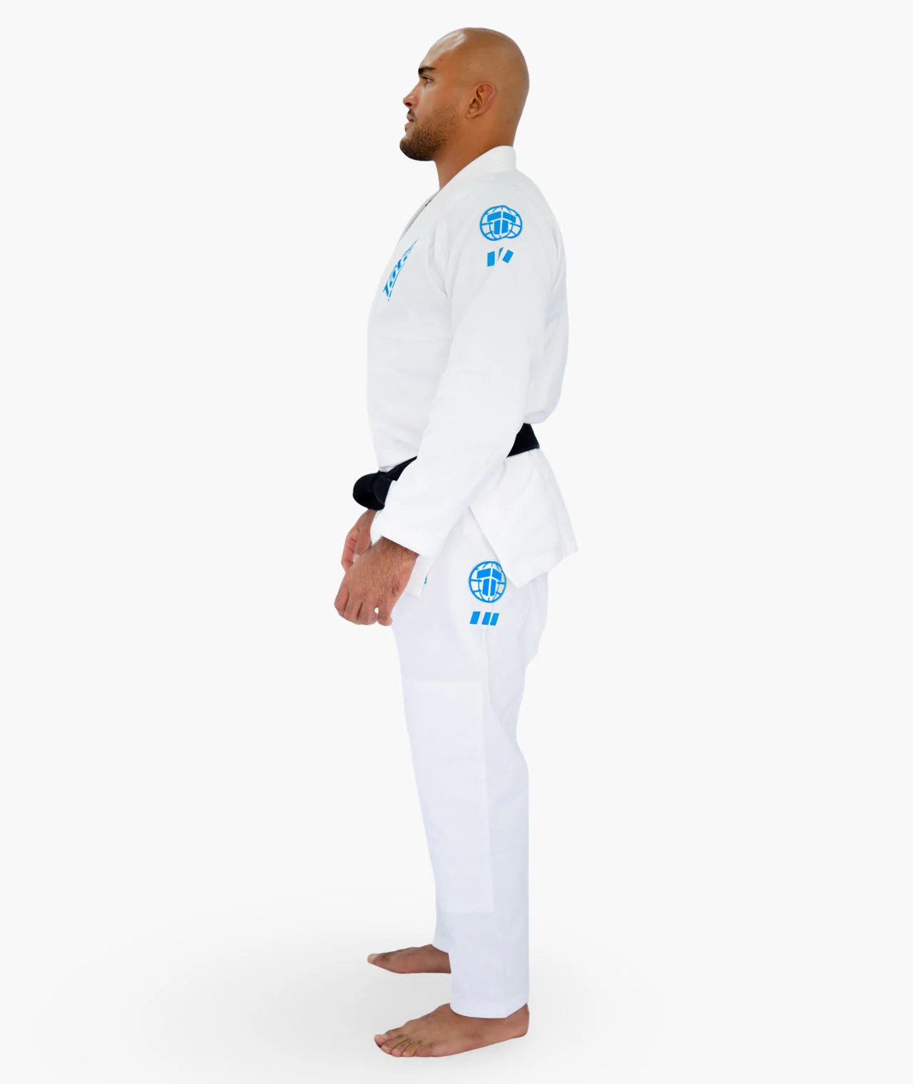 Pro Series Gi - White & Sky Blue - Image 4