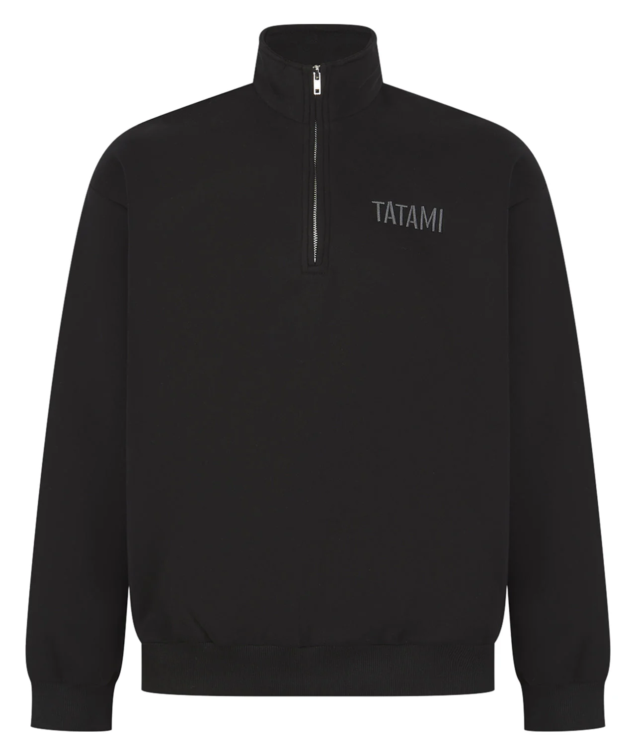 Quarter Zip Jumper - Black