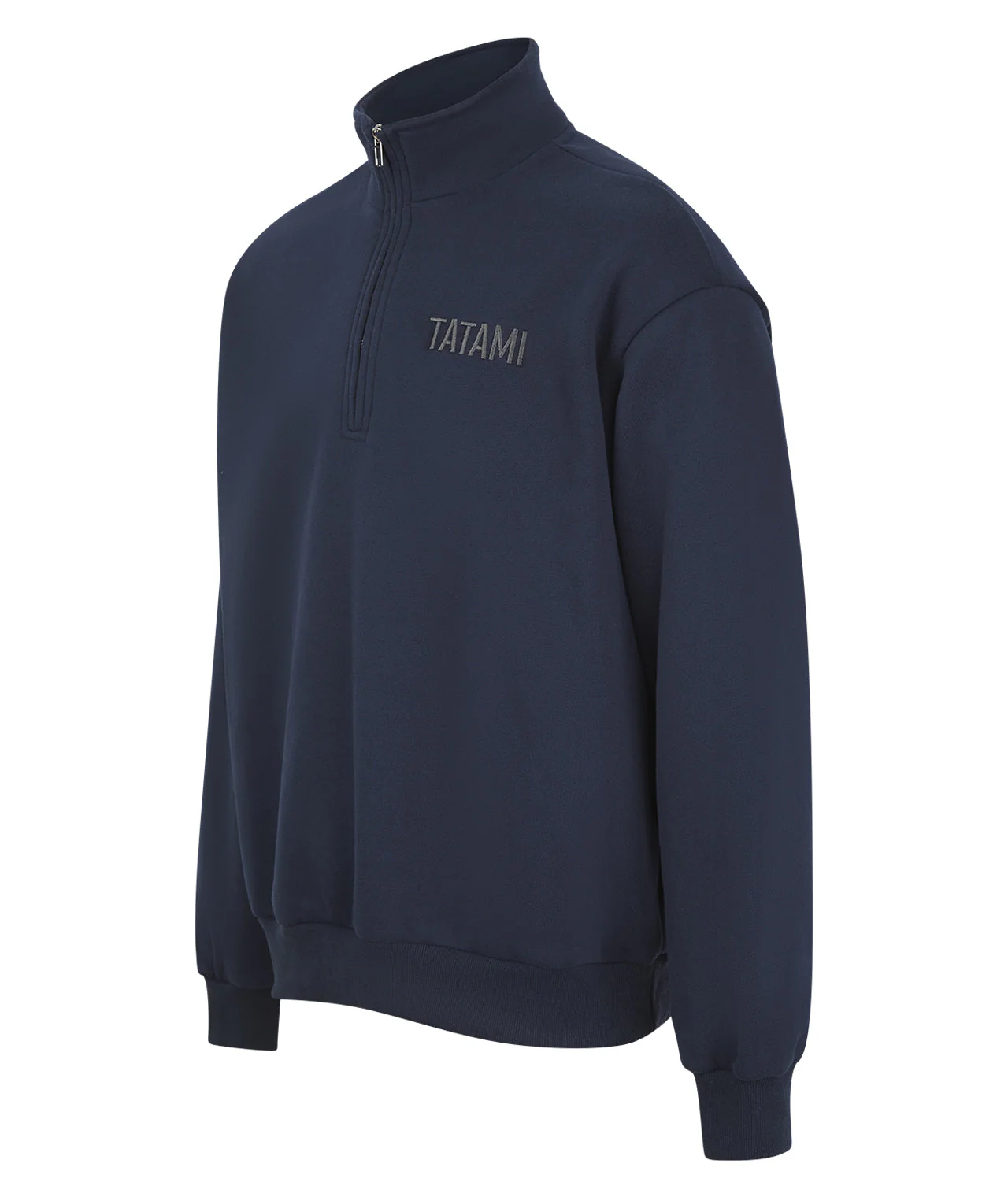 Quarter Zip Jumper - Navy - Image 4